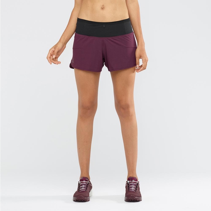 Bermudas Salomon SENSE W Mujer Morados | MX-341KSHW