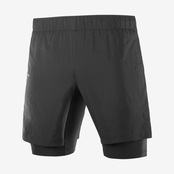 Bermudas Salomon XA TWINSKIN Hombre Negros | MX-672QYTH