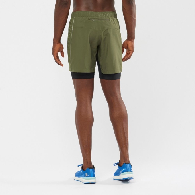 Bermudas Salomon XA TWINSKIN Hombre Verde Oliva | MX-248KTEV