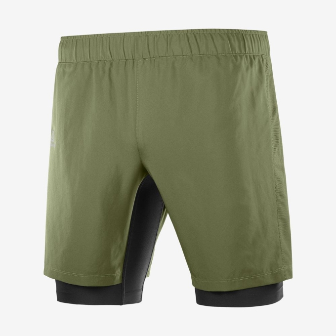 Bermudas Salomon XA TWINSKIN Hombre Verde Oliva | MX-248KTEV