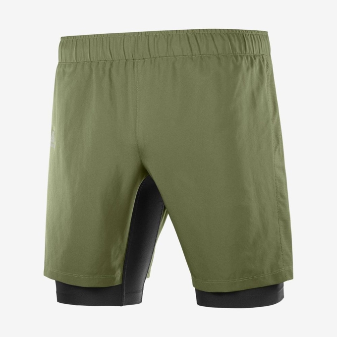 Bermudas Salomon XA TWINSKIN Hombre Verde Oliva | MX-283JLSM