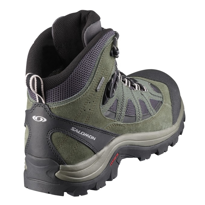 Botas Montaña Salomon AUTHENTIC LTR GTX Hombre Chocolate Negros | MX-764PLFD