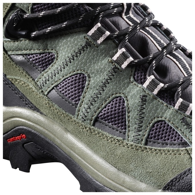 Botas Montaña Salomon AUTHENTIC LTR GTX Hombre Verde Oliva Negros | MX-798QLPG