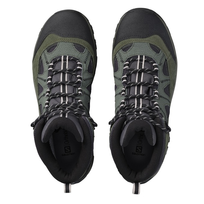 Botas Montaña Salomon AUTHENTIC LTR GTX Hombre Verde Oliva Negros | MX-798QLPG