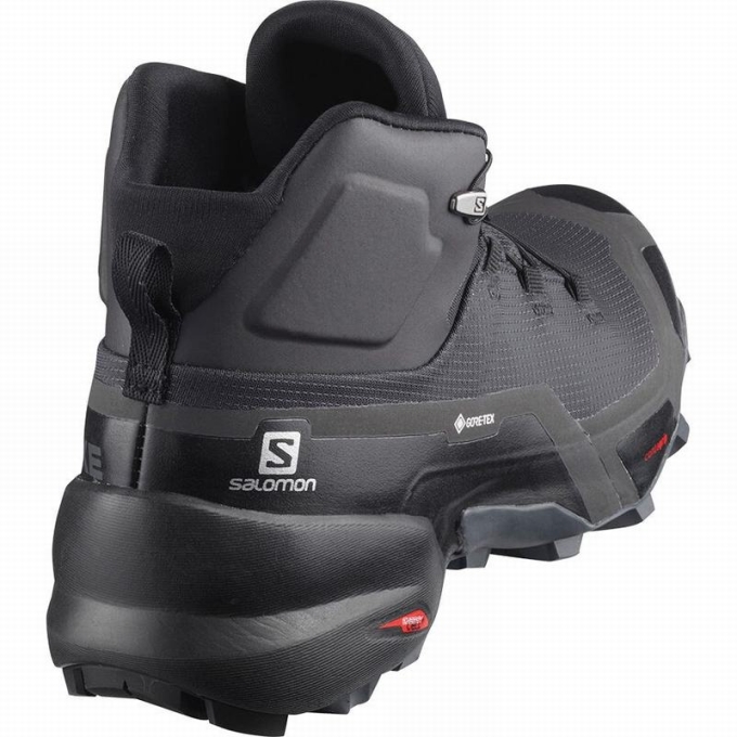 Botas Montaña Salomon CROSS HIKE MID GORE-TEX Mujer Negros | MX-487ZTYO