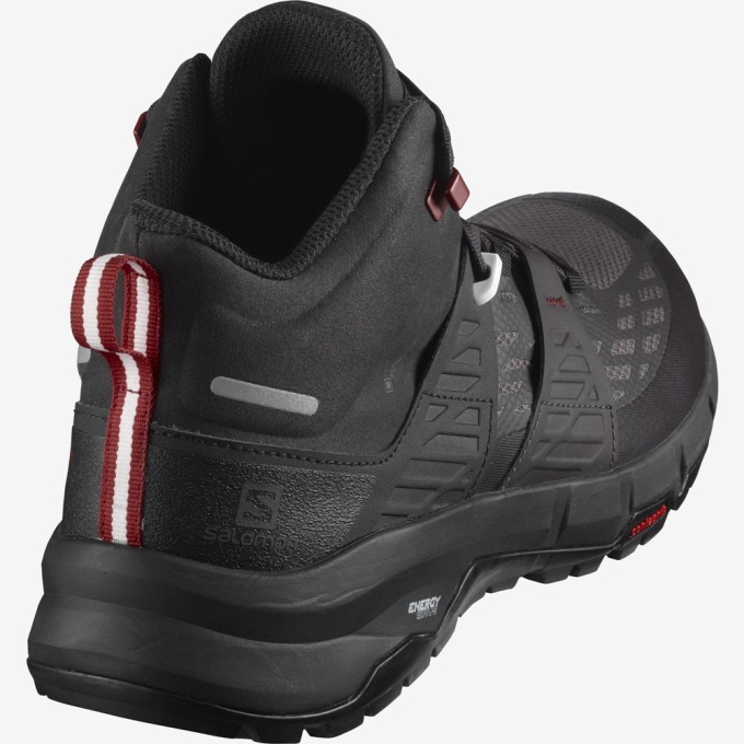 Botas Montaña Salomon ODYSSEY MID GTX Hombre Negros | MX-269EWNQ