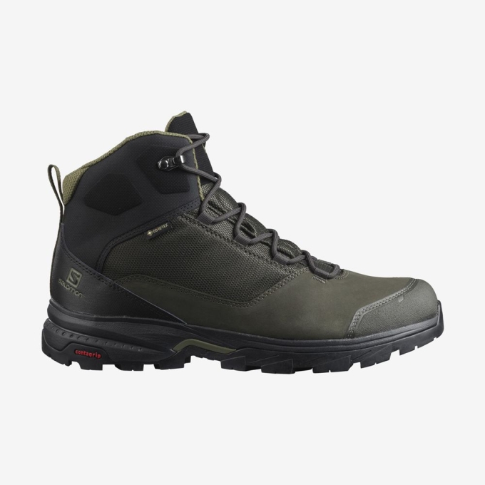 Botas Montaña Salomon OUTWARD GORE-TEX Hombre Verde Oliva Verdes | MX-281QYAP