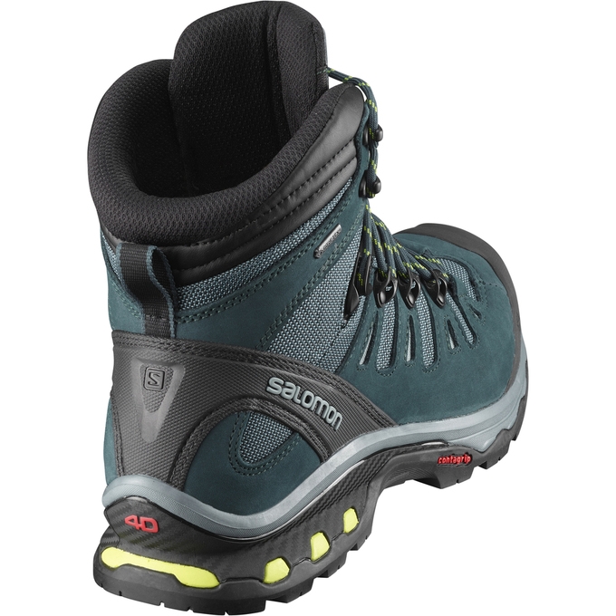 Botas Montaña Salomon QUEST 4D 3 GTX Hombre Verde Oliva Negros | MX-157CURD