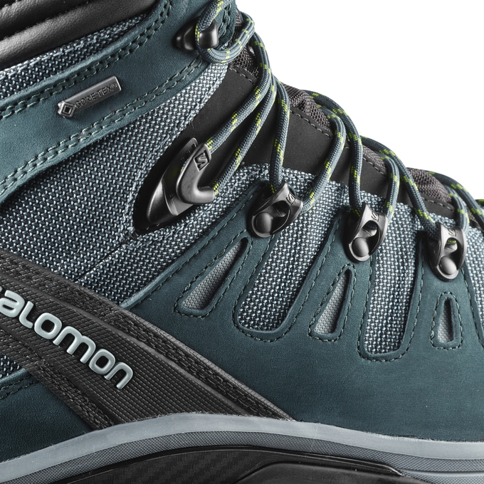 Botas Montaña Salomon QUEST 4D 3 GTX Hombre Verde Oliva Negros | MX-157CURD