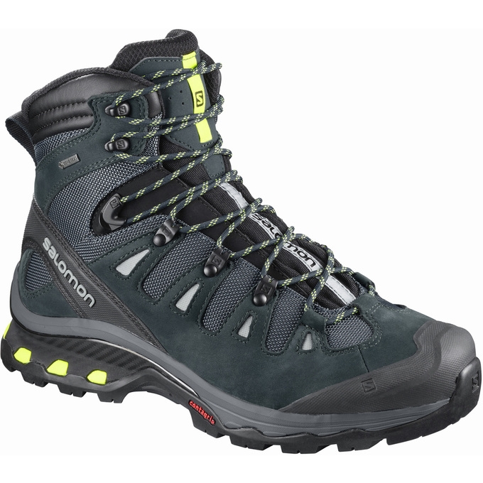 Botas Montaña Salomon QUEST 4D 3 GTX Hombre Verde Oliva Negros | MX-157CURD