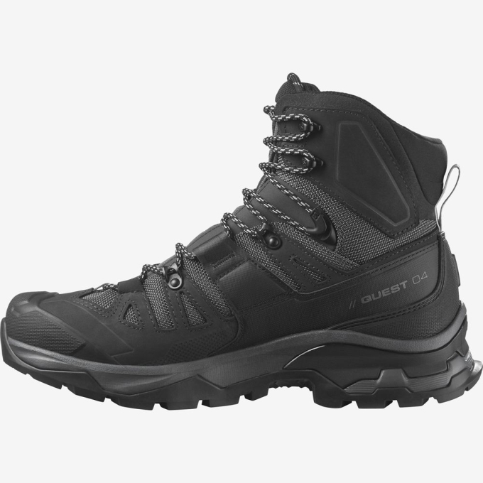 Botas Montaña Salomon QUEST 4 GORE-TEX Hombre Negros | MX-187AONG