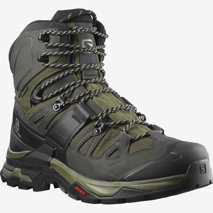 Botas Montaña Salomon QUEST 4 GORE-TEX Hombre Verde Oliva | MX-370NLIM