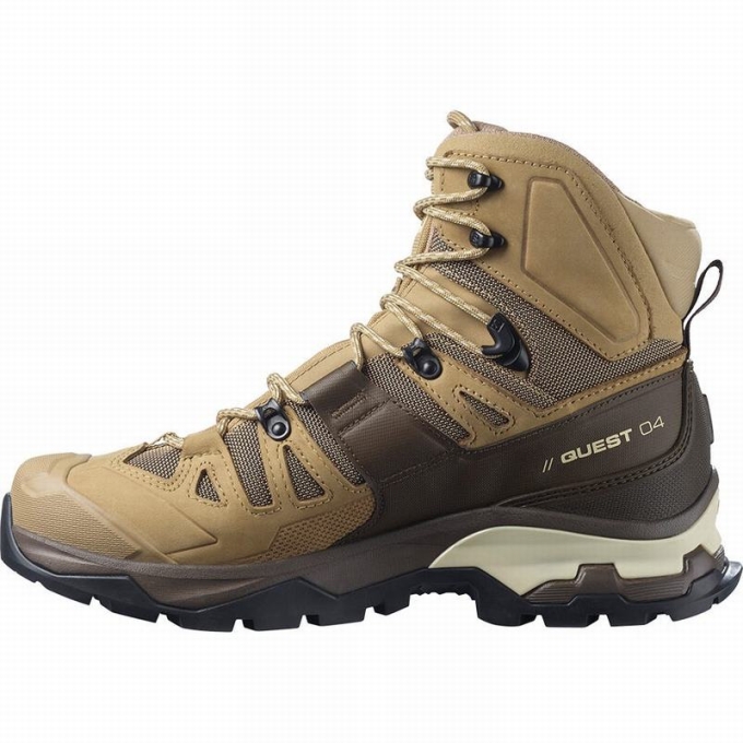 Botas Montaña Salomon QUEST 4 GORE-TEX Hombre Marrom | MX-378THJQ