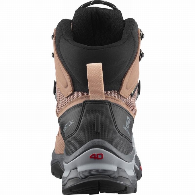 Botas Montaña Salomon QUEST 4 GORE-TEX Mujer Marrom Negros | MX-943MPKN