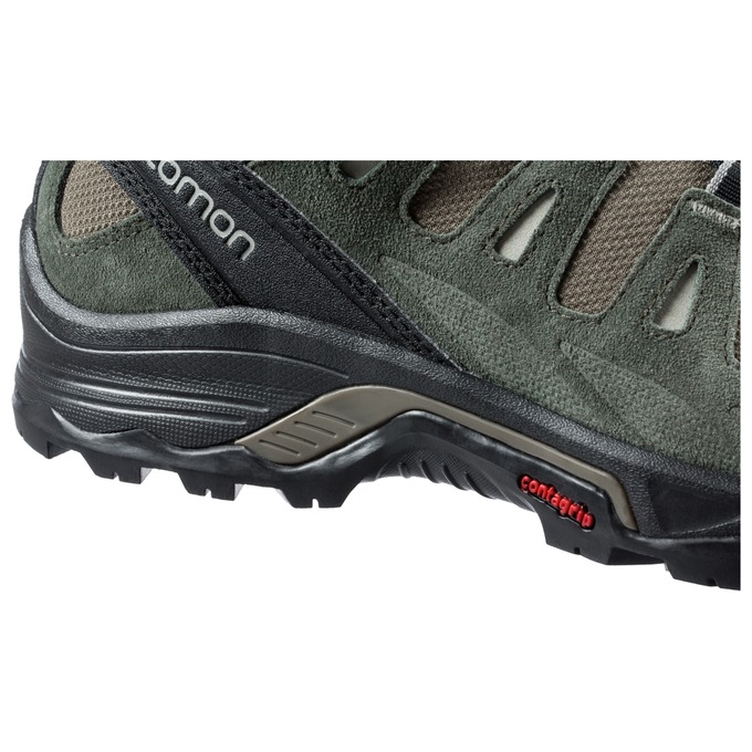 Botas Montaña Salomon QUEST PRIME GTX Hombre Verde Oliva Negros | MX-578PIAC