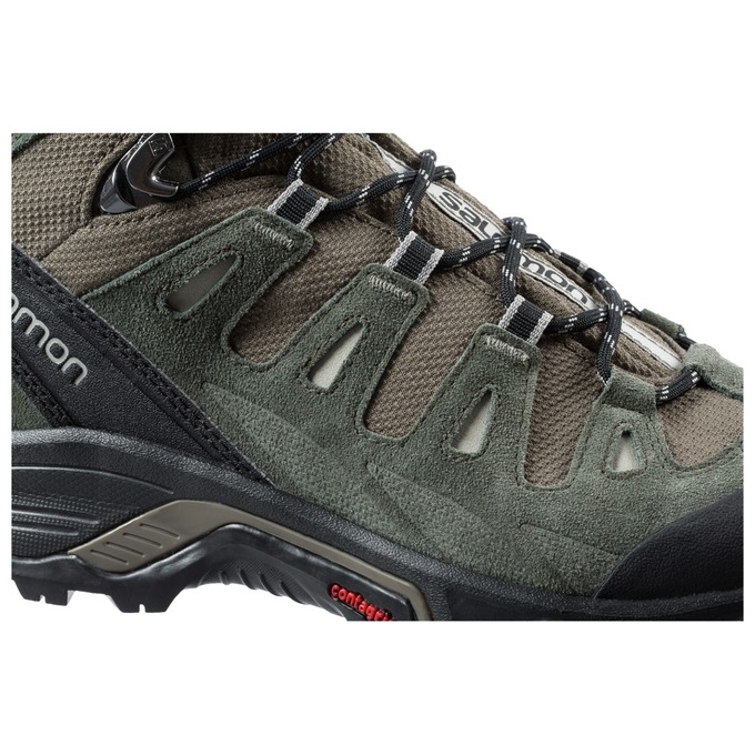 Botas Montaña Salomon QUEST PRIME GTX Hombre Verde Oliva Negros | MX-578PIAC