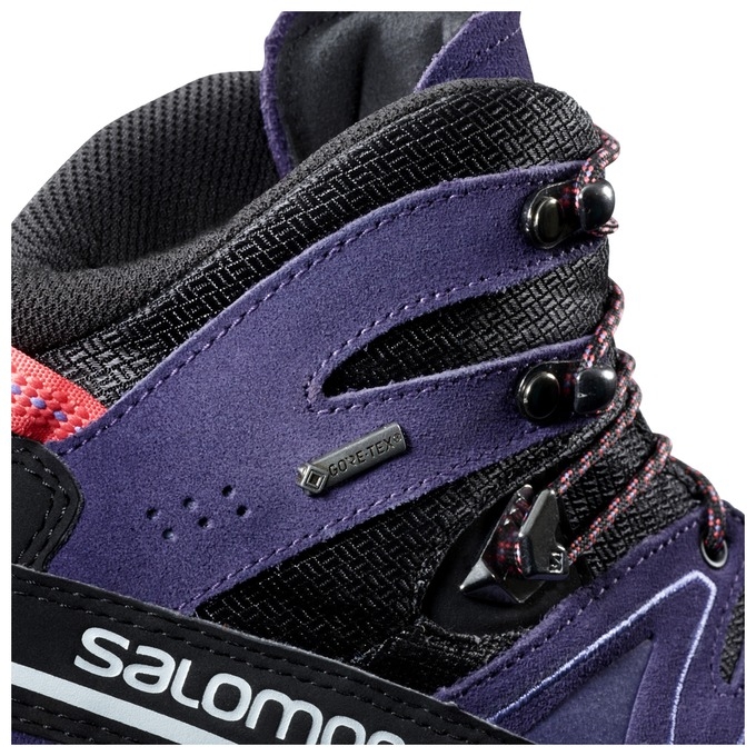 Botas Montaña Salomon X ALP MID LTR GTX W Mujer Grises Negros | MX-418TSJX