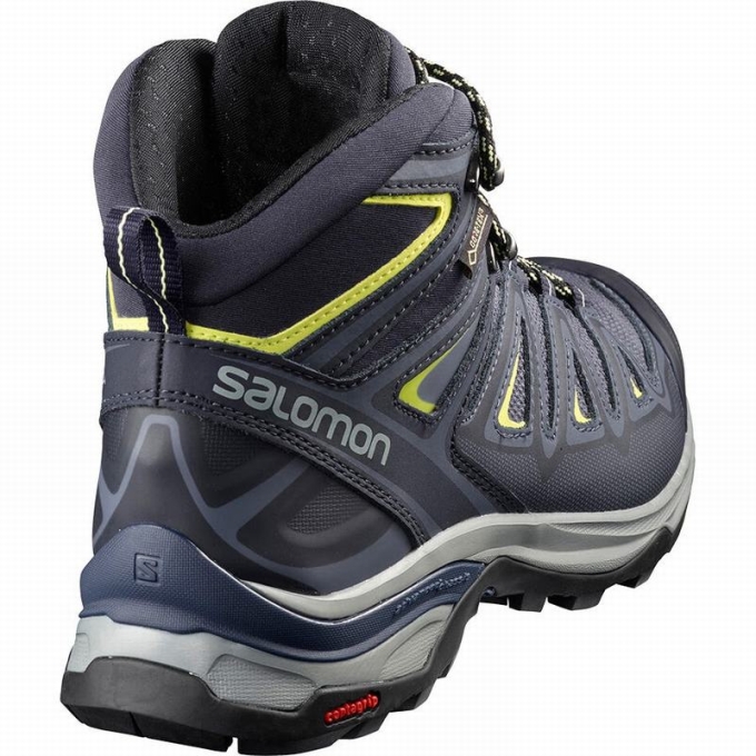 Botas Montaña Salomon X ULTRA 3 MID GORE-TEX Mujer Azules | MX-486VOLI