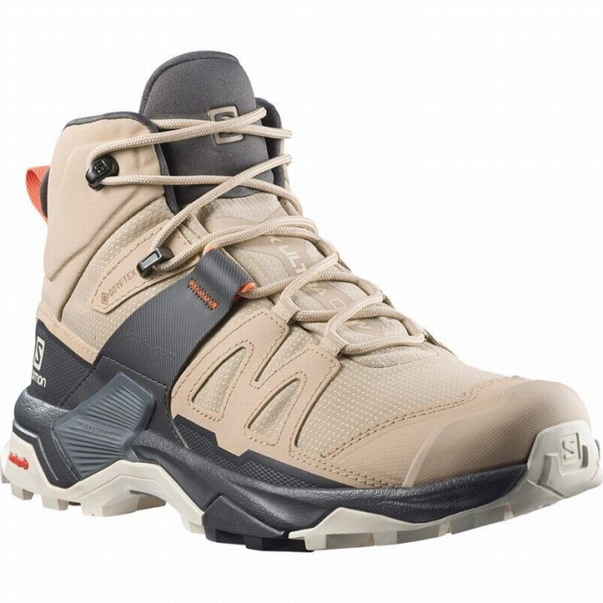 Botas Montaña Salomon X ULTRA 4 MID GORE-TEX Mujer Marrom | MX-125SEYQ