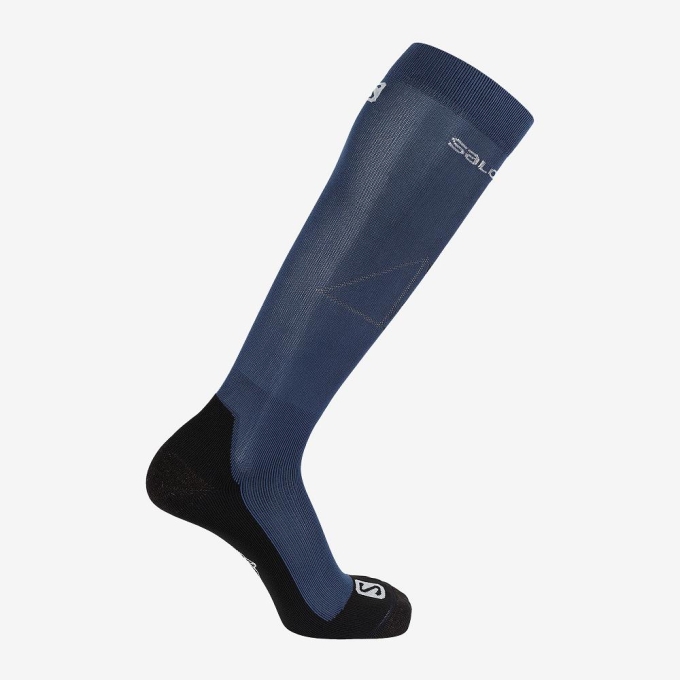 Calcetines Salomon QST Hombre Azul Marino | MX-698AYEJ