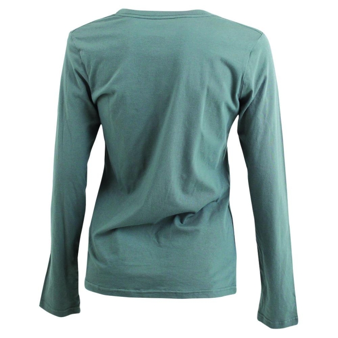 Camiseta Salomon SMOOTH LS W Long Sleeve Mujer Verdes | MX-271SLKA