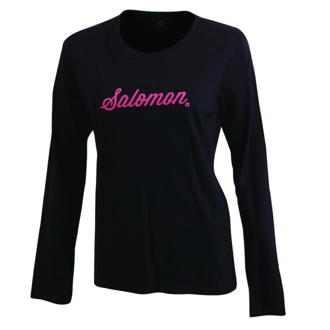 Camiseta Salomon SMOOTH LS W Long Sleeve Mujer Verdes | MX-271SLKA