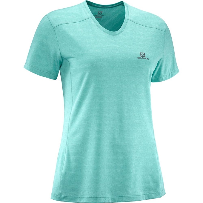 Camiseta Salomon XA W Mujer Verdes | MX-518NETB