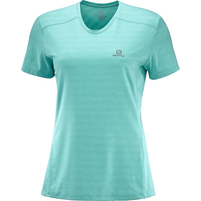 Camiseta Salomon XA W Mujer Verdes | MX-518NETB