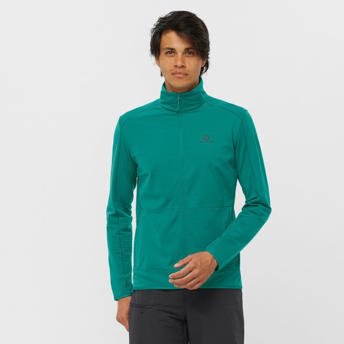 Capas Intermedias Salomon ESSENTIAL LIGHTWARM Hombre Verdes | MX-051BNPJ