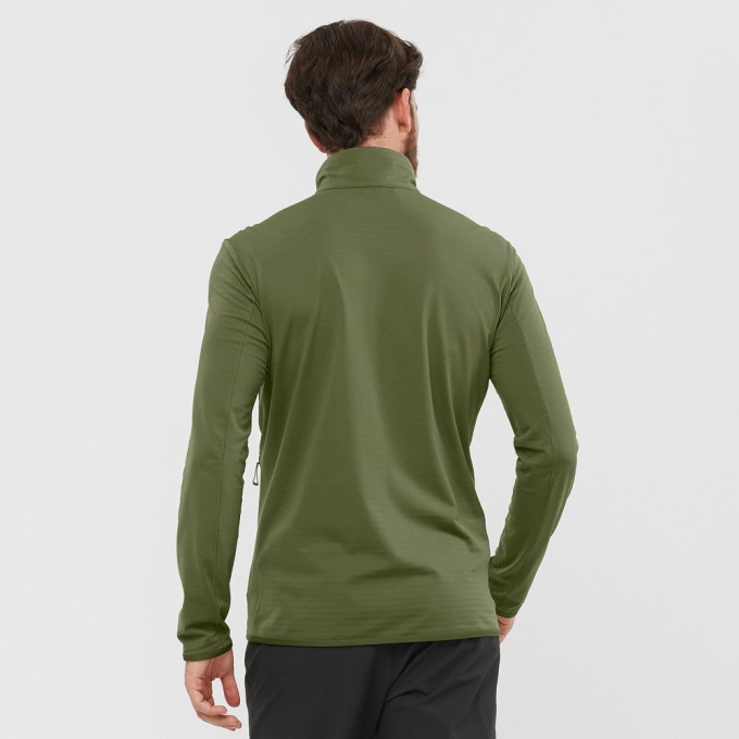 Capas Intermedias Salomon Kate Tanga Hombre Verde Oliva | MX-792TKVX