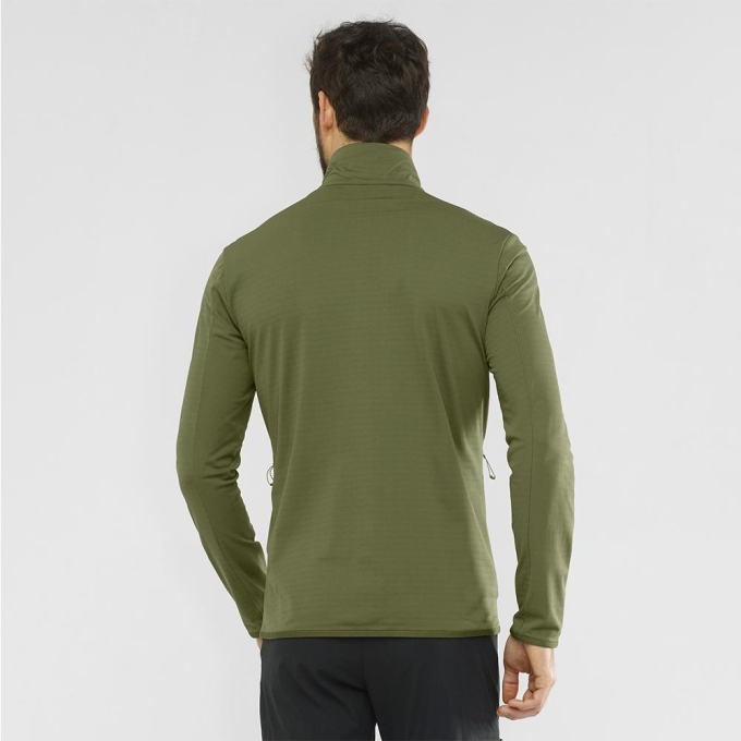 Capas Intermedias Salomon OUTRACK FZ MID M Hombre Verde Oliva | MX-063WSPG