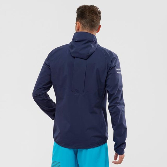 Chaquetas Salomon BONATTI PRO WATERPROOF Hombre Azules | MX-289FILY