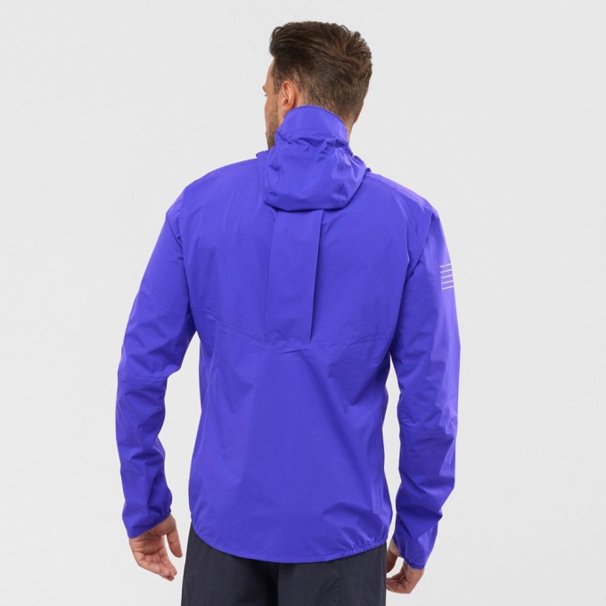 Chaquetas Salomon BONATTI PRO WATERPROOF Hombre Azules | MX-289FILY