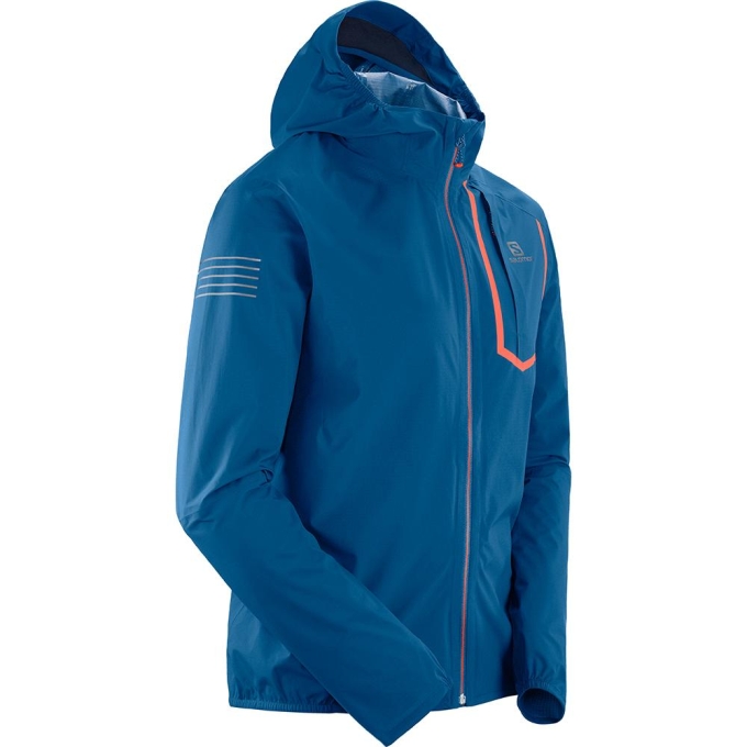 Chaquetas Salomon BONATTI PRO WP JKT M Hombre Azules | MX-395VDKX