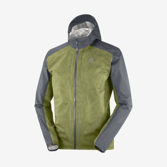 Chaquetas Salomon BONATTI WATERPROOF Hombre Azules | MX-402KQNY