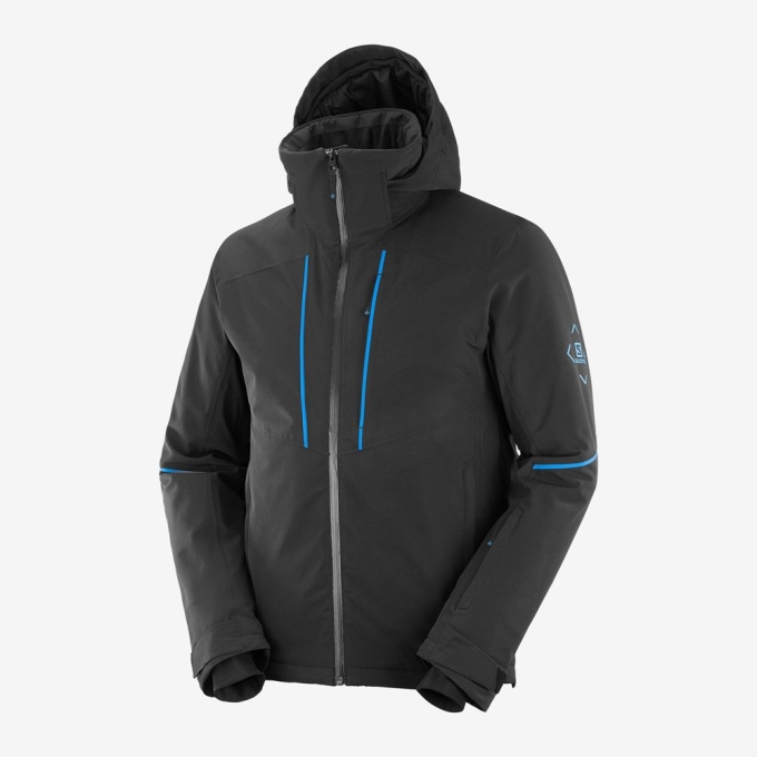 Chaquetas Salomon EDGE Ski Hombre Negros | MX-068JATO