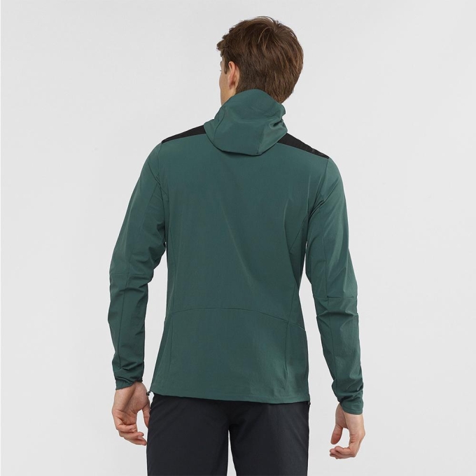 Chaquetas Salomon HALOES DOWN HYBRID M Hombre Verdes | MX-783LKJW