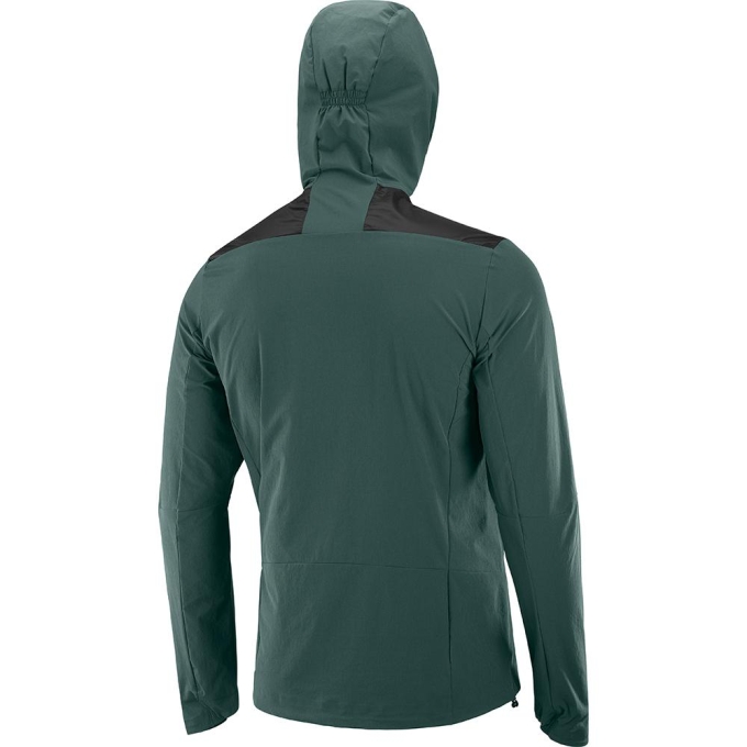 Chaquetas Salomon HALOES DOWN HYBRID M Hombre Verdes | MX-783LKJW