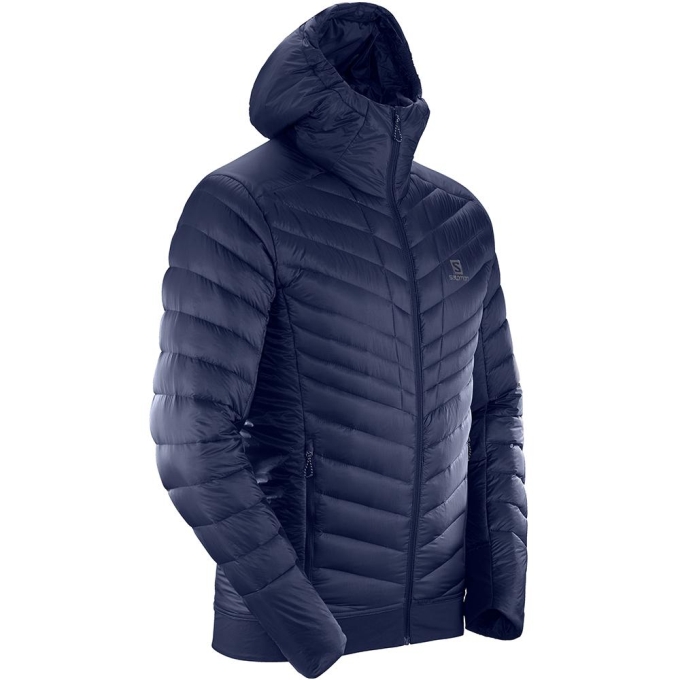 Chaquetas Salomon OUTSPEED DOWN JKT M Hombre Azul Marino | MX-693ISKO