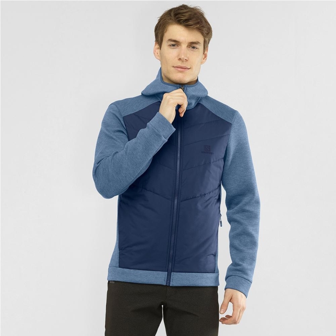 Chaquetas Salomon SIGHT HYBRID M Hombre Azules | MX-728LKPE