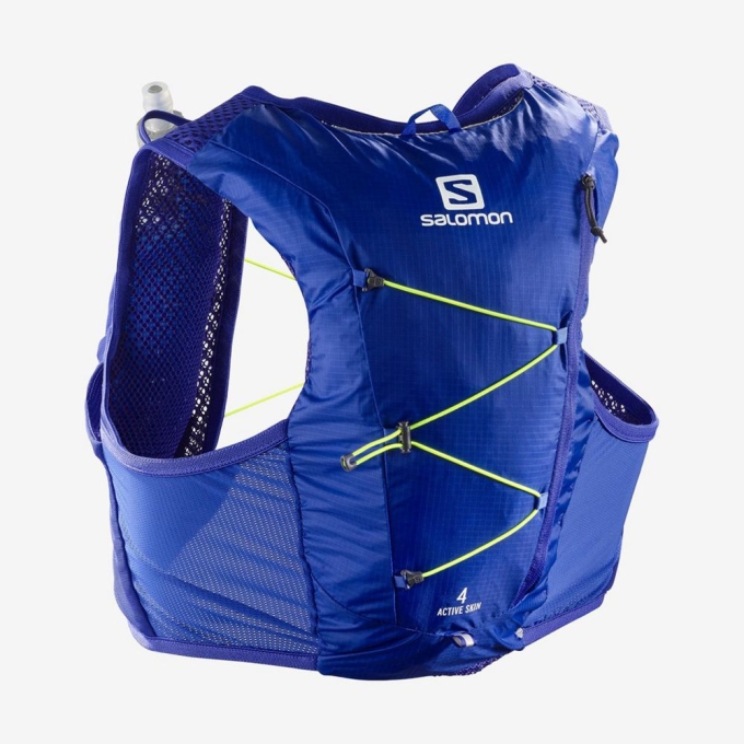 Mochilas Salomon ACTIVE SKIN 4 SET Mujer Azules | MX-958WFSZ