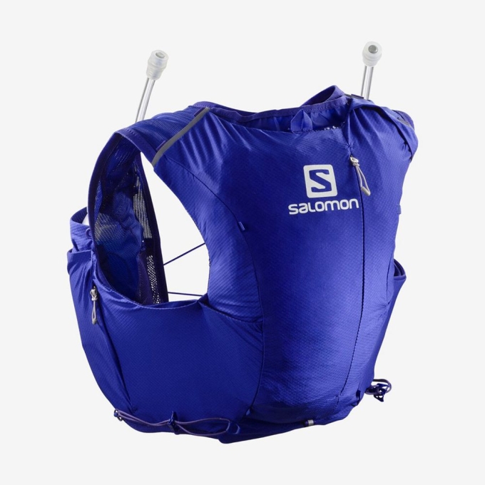 Mochilas Salomon ADV SKIN 8 SET HYDRATION PACK Mujer Azules | MX-935NJXB