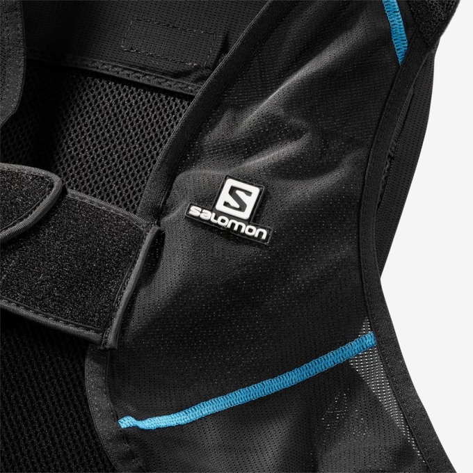 Mochilas Salomon FLEXCELL BACK PROTECTION Hombre Negros Azules | MX-612PAYL