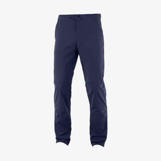 Pantalones Salomon OUTRACK TAPERED Hombre Azul Marino | MX-326TYRK