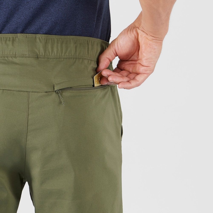 Pantalones Salomon OUTRACK TAPERED Hombre Verde Oliva | MX-781RKSN