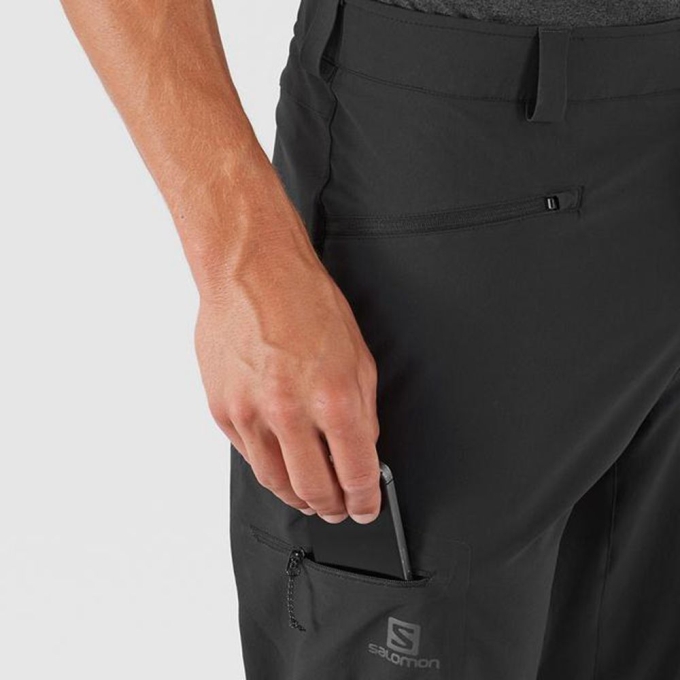 Pantalones Salomon WAYFARER ALL SEASON STRAIGHT Hombre Negros | MX-421KZHN