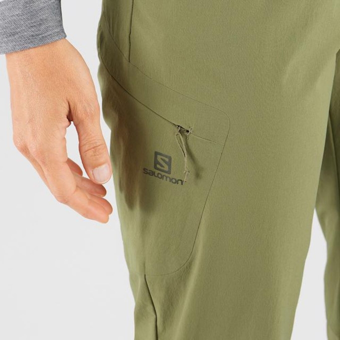 Pantalones Salomon WAYFARER Mujer Verde Oliva | MX-890LROC