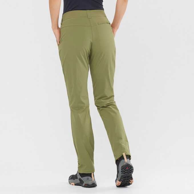 Pantalones Salomon WAYFARER Mujer Verde Oliva | MX-890LROC