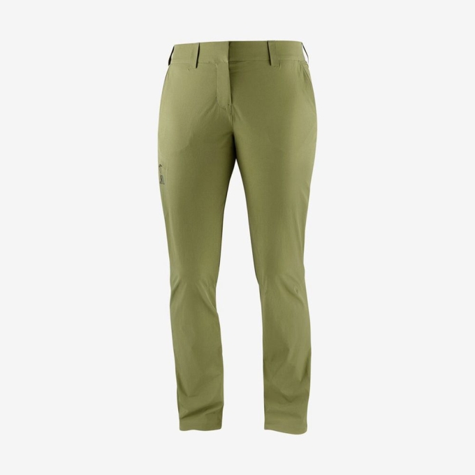 Pantalones Salomon WAYFARER Mujer Verde Oliva | MX-890LROC