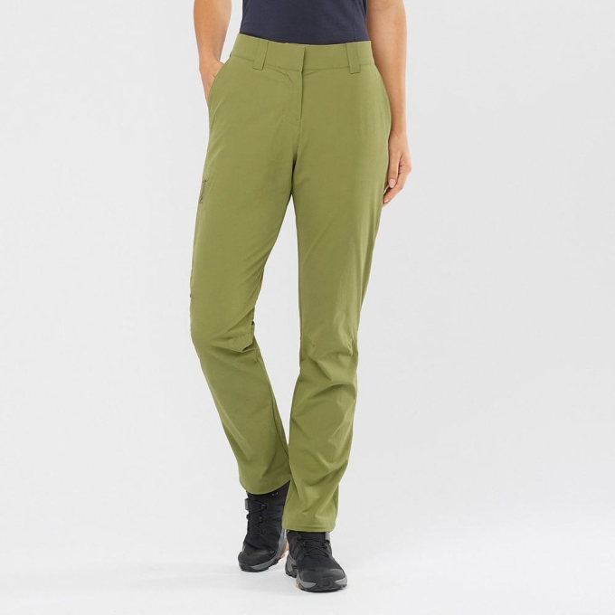 Pantalones Salomon WAYFARER Mujer Verde Oliva | MX-890LROC